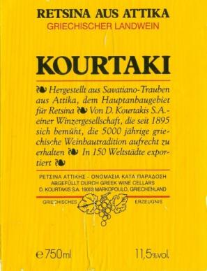 Kourtaki - Retsina NV (750ml) (750ml)