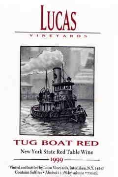 Lucas Vineyards - Tug Boat Red Finger Lakes NV (750ml) (750ml)