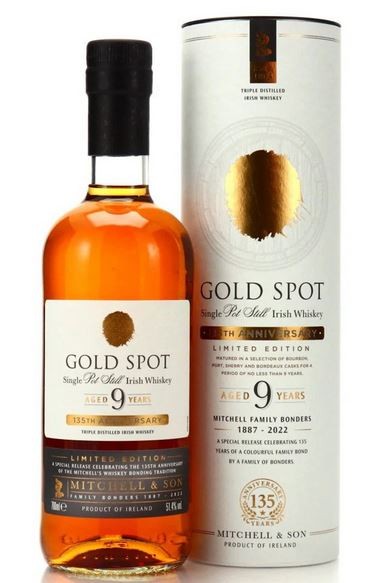 Gold Spot - 135th Anniversary 9 Year Single Pot Still Irish Whiskey - All  Star Wine & Spirits