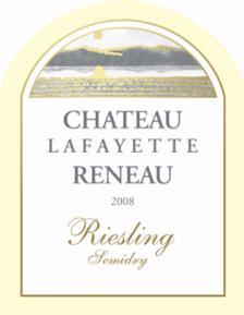 Chateau LaFayette Reneau - Semi Dry Riesling New York 2021 (750ml) (750ml)