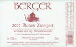 E. & M. BERGER  - Blauer Zweigelt 2018 (1L) (1L)