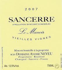 Andr Neveu - Sancerre Le Manoir 2021 (750ml) (750ml)