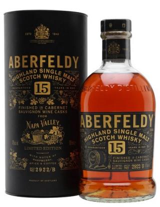 Aberfeldy - 15 Year Napa Valley Cabernet Sauvignon Wine Cask Finished Highland Single Malt Scotch (750ml) (750ml)