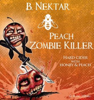 B. Nektar - Zombie Killer Peach Cider (4 pack cans)