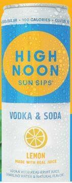 High Noon - Sun Sips Lemon Vodka & Soda (4 pack 355ml cans) (4 pack 355ml cans)