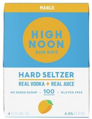 High Noon - Sun Sips Mango Vodka & Soda (4 pack 355ml cans) (4 pack 355ml cans)